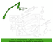 Door Window Molding Decal - Left, Rear