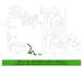 Brake Hydraulic Hose <br>A flexible Hose, typically used on moving parts of a vehicle, which carries / delivers