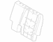 Seat Back Cushion Pad - Left, Rear