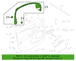Door Window Molding Decal - Left, Front