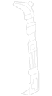 Fender Reinforcement Bar - Right, Front
