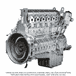 3/4 Engine for MBE 4000 12.8L EPA98 with MT60 Manual