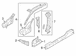 Body A-Pillar Reinforcement Panel (Convertible, Coupe)