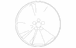 Wheel Rim 20 X 8.5 Alum Type 1