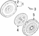 Clutch Flywheel Bolt Screw - M11 x 1 23.1mm 2.0L (MT)