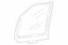Door Glass - Left, Front
