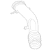 Engine Air Intake Hose - 2.0L