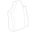 Seat Back Cushion Pad - Front, Driver