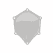 Front Accessory Cover - 9.0 to 9.2 inches, 6 Holes, S60 14L