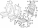Seat Cushion Foam Pad - Rear
