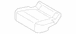 Seat Cover Cushion - Right, Rear (XLT)