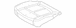 Seat Cushion Pad - Right, Front