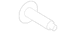 Door Hinge Bolt Exhaust Muffler - M8 x 32MM, Front