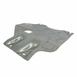 Powertrain Skid Plate Crossmember Shield Engine Oil Drain Plug Access Cover - Front
