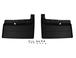Super Duty 2023-2024 Black Molded Rear (DRW) Pair with Ford Oval Splash Guards without Wheel Lip Molding Only