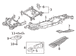 Frame Rail End Bracket Bumper Repair Kit - Right
