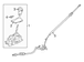 Automatic Transmission Shifter Cable Selector Lever Control (AT)