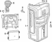 Blind Spot Detection System Warning Sensor Bracket - Left, Rear