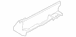 Seat Track Cover - Front, Driver