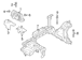 Engine Mount Crossmember Support