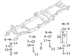 Body Mount Cushion Insulator - Upper