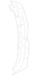 Body C-Pillar - Left, Rear, Inner