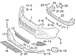 Bumper Grille - Front, Lower