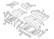 Seat Cover Cushion - Left, Rear (XLT)