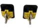 Bull Accessories Retractable Polished Stainless Steel Bed Hooks
