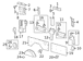 C Pillar molding Body Trim Panel - Bus (M2), Left (Crew Van)