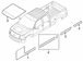 Trim Stripe Tape Decal - Right, Front