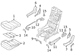 Seat Cover Cushion - Left, Rear