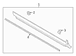 Rocker Panel Guard Molding - Left