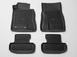 Mustang 2015-2023 Black 4pc All Weather Floor Liner Tray with Pony Logo