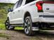 F-150 Lightning 2022-2024 Gatorback Rear Pair Chrome Plate Splash Guards with Black F-150 Logo