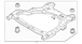 Suspension Subframe Crossmember - Front (DX, Limited)