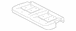 Seat Cushion Pad - Left, Rear, Back
