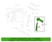 Body B-Pillar Side Roof Rail - Left, Inner (Series 500V/510V)