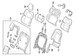 Seat Back Cushion Cover - Left, Front