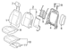 Seat Cover Cushion - Right, Front