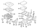 Seat Cushion Pad - Right, Front
