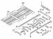 Floor Pan Reinforcement Crossmember Cross Member REINFORCED <br>Reinforcement Panel or