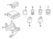 Fuse and Relay Center Cover Panel Bottom <br>A component which provides a protective for the