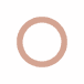 Seal Ring DIN 7603 - A 10x13.5, Copper/Copper-Silver Plated