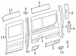 Quarter Panel Extension Side Roof Rail - Left, Outer (All Extended Frame)