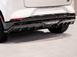 Mustang Mach-E 2021-2025, Air Design® Gloss Shadow Black Rear Bumper Fascia Diffuser Kit