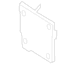 Bumper Impact Bar Bracket Frame Rail End - Left, Front