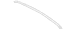 Hood Seal Weatherstrip - Center