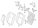 Seat Back Cushion Cover - Right, Rear