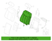 Seat Cushion Pad Back - Right, Front